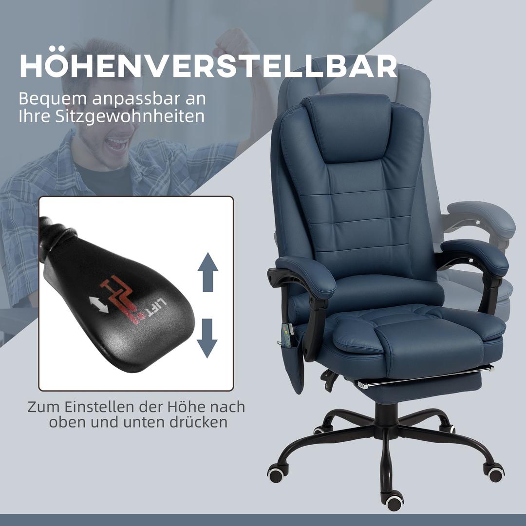 Kontorstol med Massagefunktion – 7 Massagepunkter – produktvisning 18 | Noreva Home