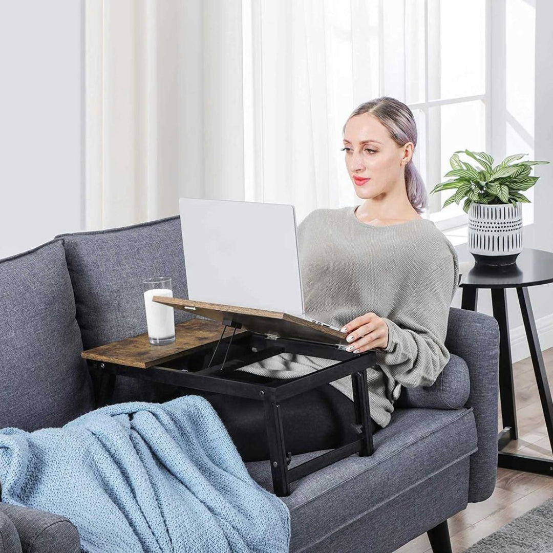 Laptopbord til seng og sofa med vipbar plade og justerbar højde, produktvisning 9 | Noreva Home