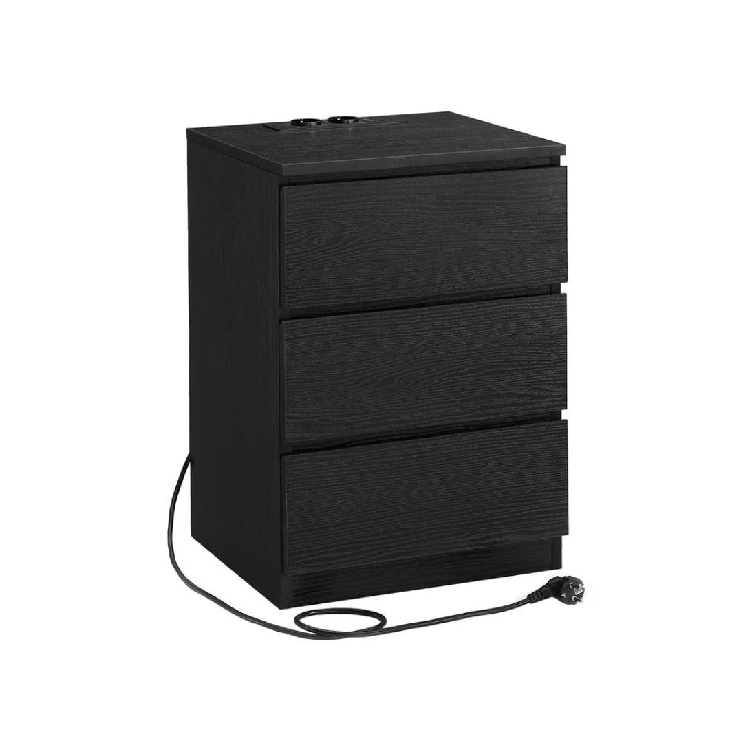 Natbord med ladestation og USB-porte – produktvisning 10 | Noreva Home