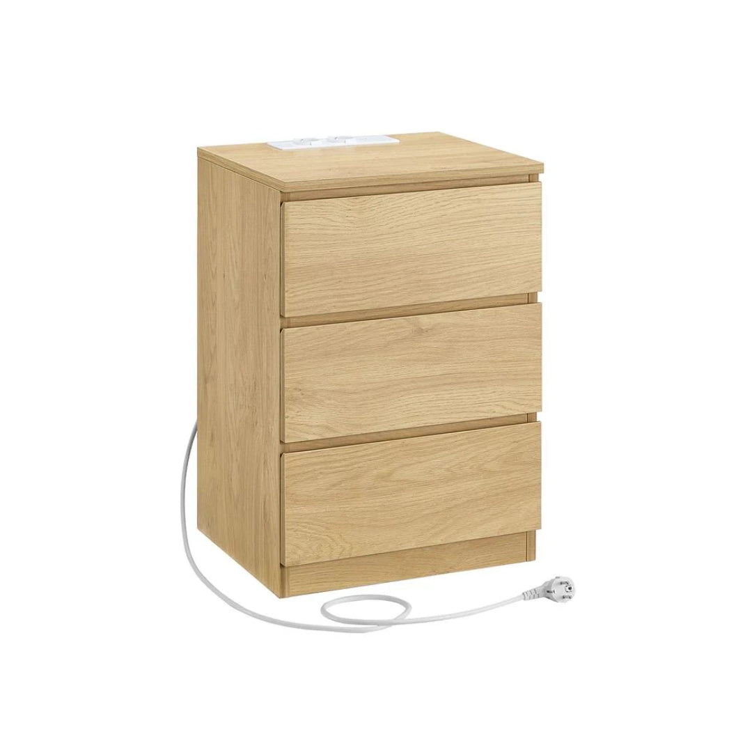 Natbord med ladestation og USB-porte – produktvisning 11 | Noreva Home