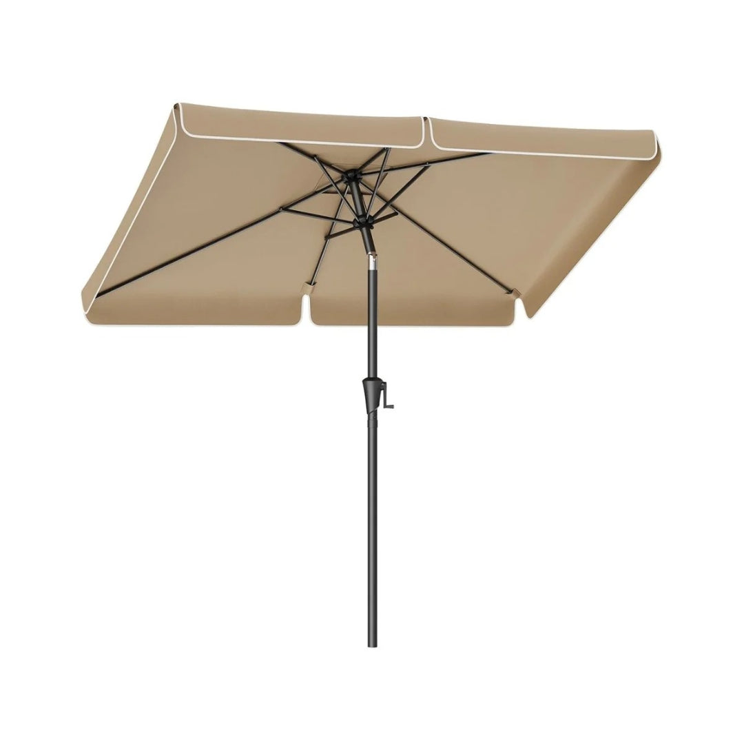 Rektangulær parasol til terrasse med tilt og UV-beskyttelse – produktvisning 5 | Noreva Home