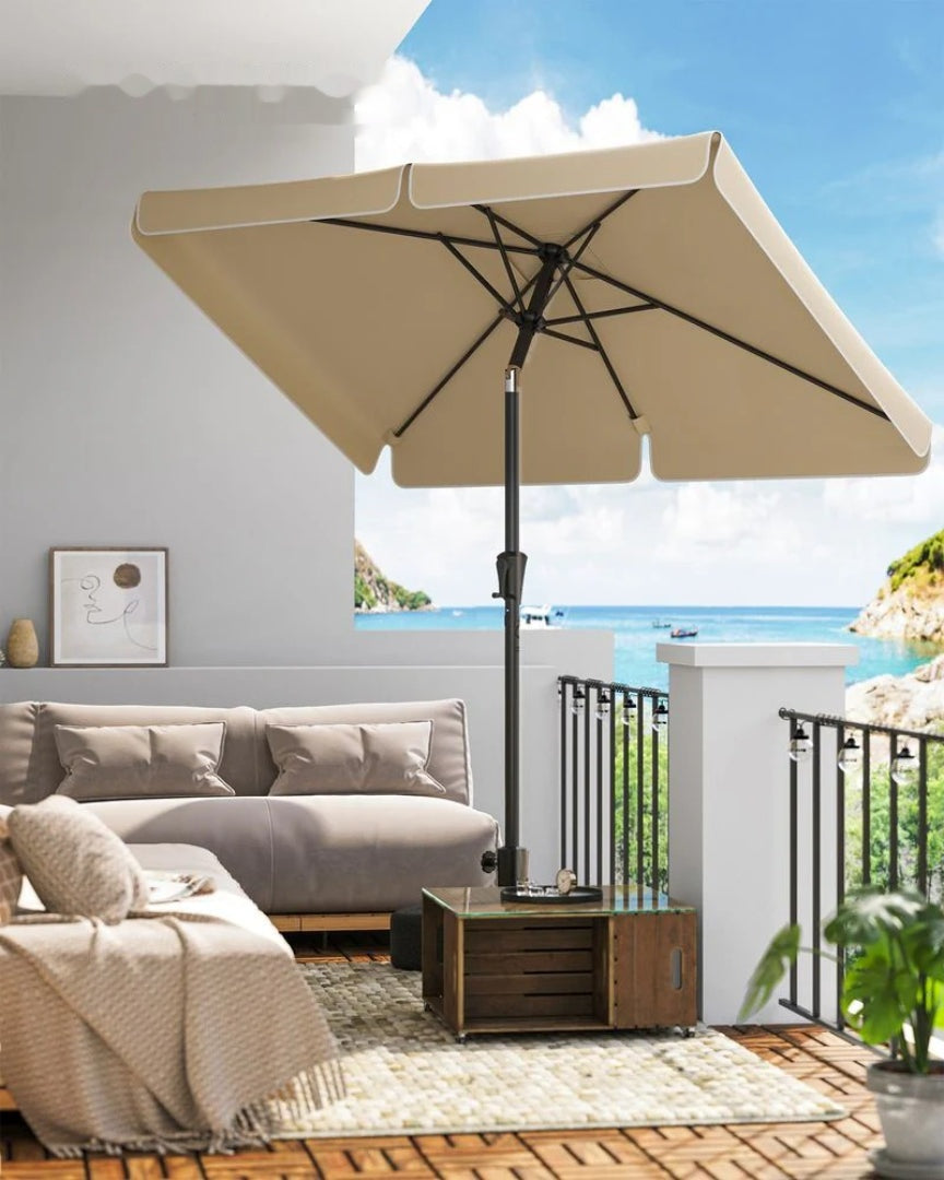Rektangulær parasol til terrasse med tilt og UV-beskyttelse – produktvisning 7 | Noreva Home