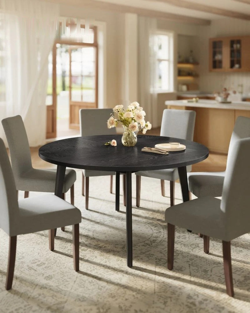 Rundt spisebord til 4 til 6 personer, 47,2 in i diameter, produktvisning 2 | Noreva Home
