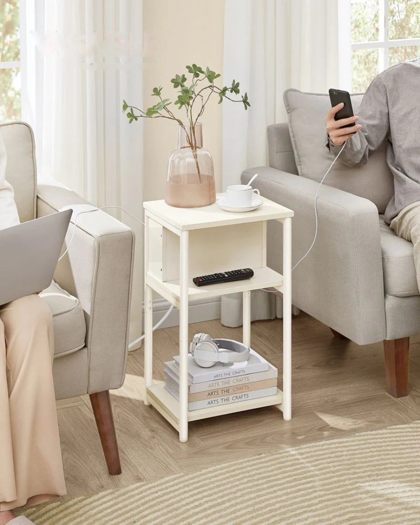 Sidebord i 3 niveauer med USB-porte og stikkontakter, produktvisning 43 | Noreva Home