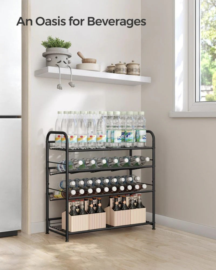 Skoreol med 4 niveauer og trådhylder i stål, produktvisning 17 | Noreva Home