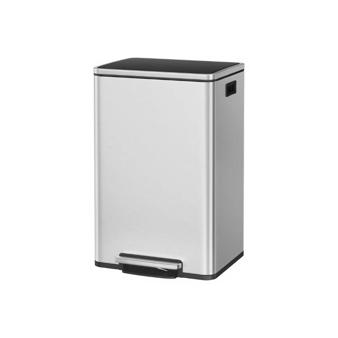 Skraldespand på 13 gallon med pedal, soft close-låg og medfølgende poser, produktvisning 3 | Noreva Home