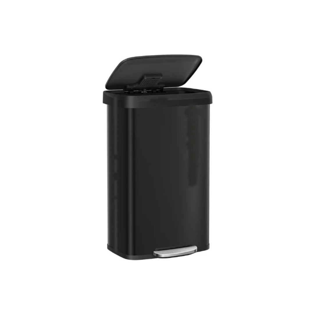 Skraldespand til køkken i rustfrit stål, 21 gallon, med pedal og soft close-låg, produktvisning 2 | Noreva Home