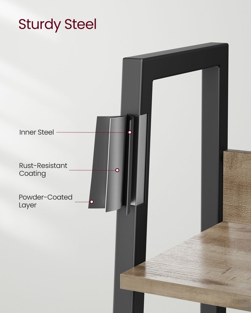 Smal stigereol med 4 eller 5 niveauer og metalstel, produktvisning 42 | Noreva Home