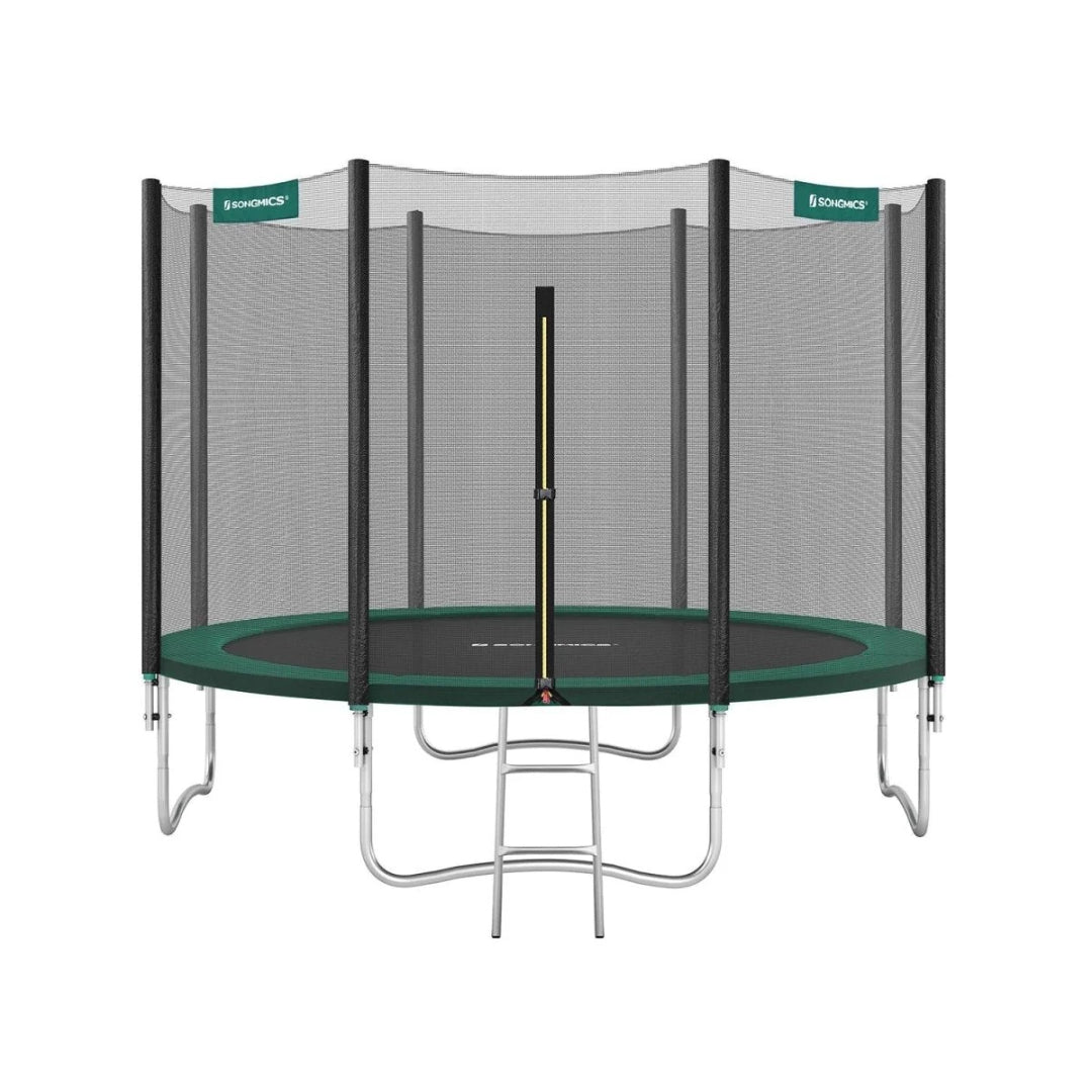 Trampolin med sikkerhedsnet og polstret ramme – produktvisning 3 | Noreva Home