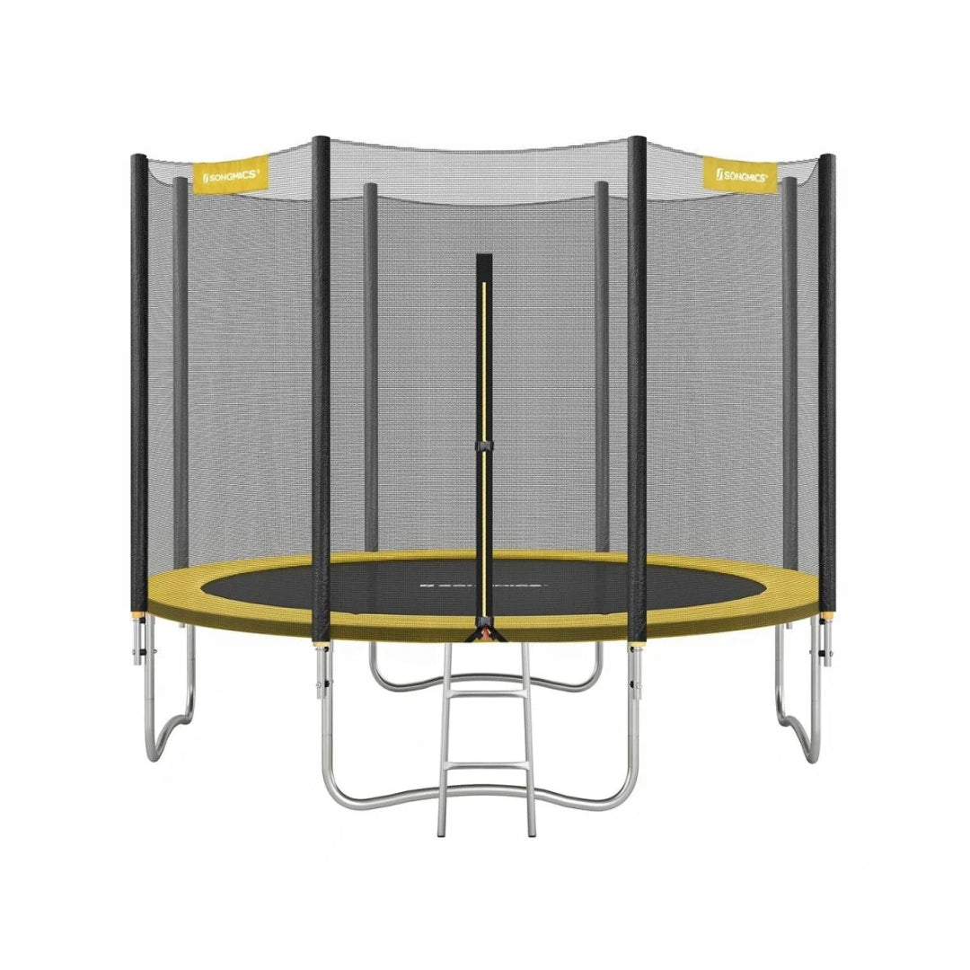 Trampolin med sikkerhedsnet og polstret ramme – produktvisning 12 | Noreva Home