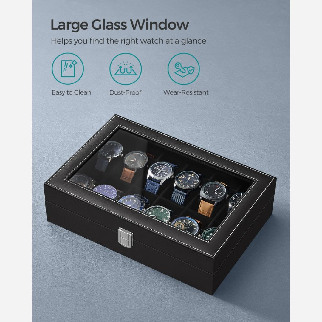 Urboks med glaslåg og velourfor, 6 eller 12 rum, produktvisning 27 | Noreva Home