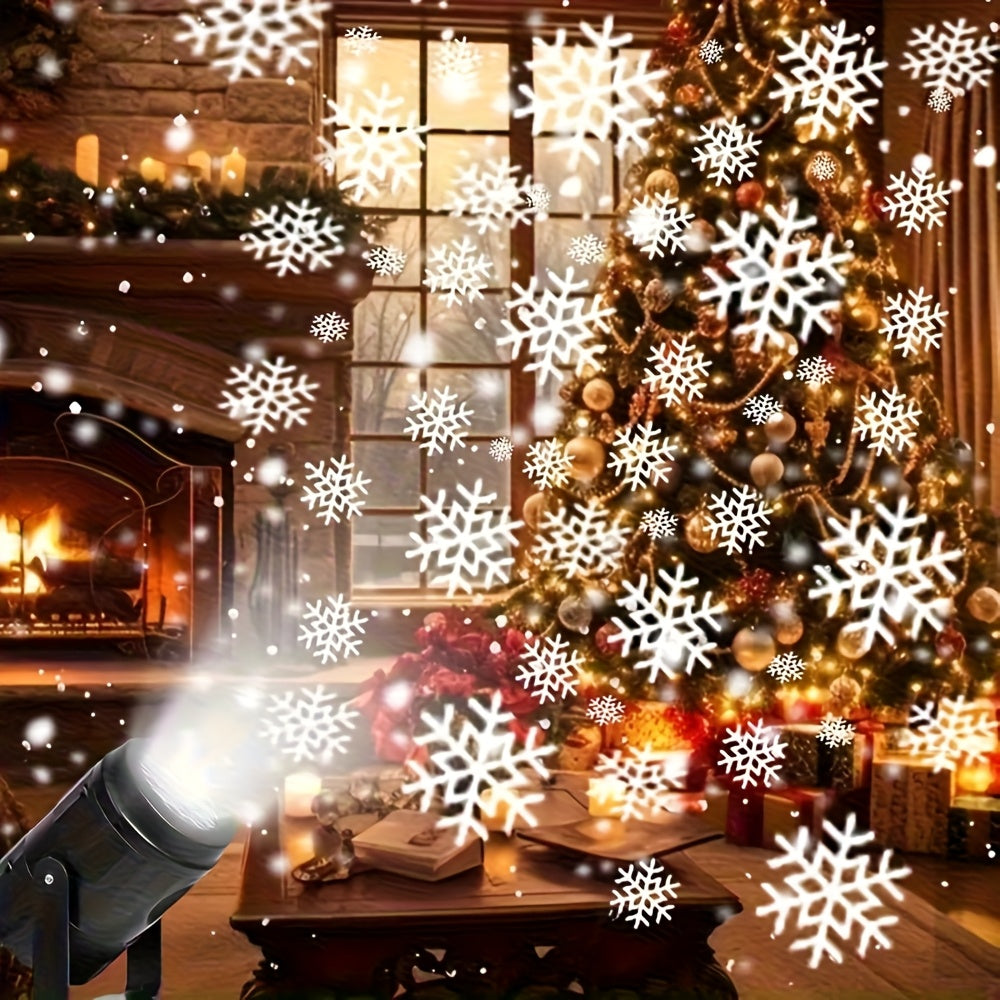 Projektorlampe med snefnug til jul, billede 4