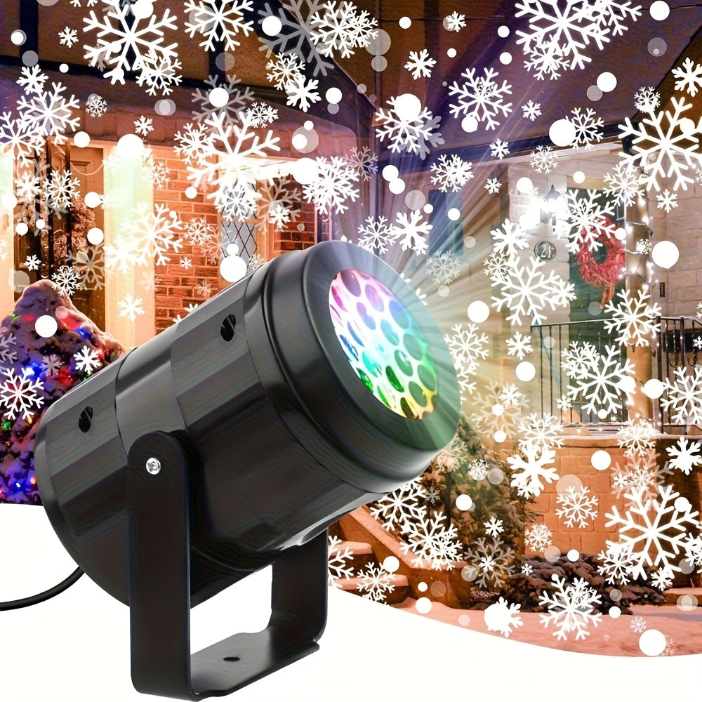 Projektorlampe med snefnug til jul, billede 5
