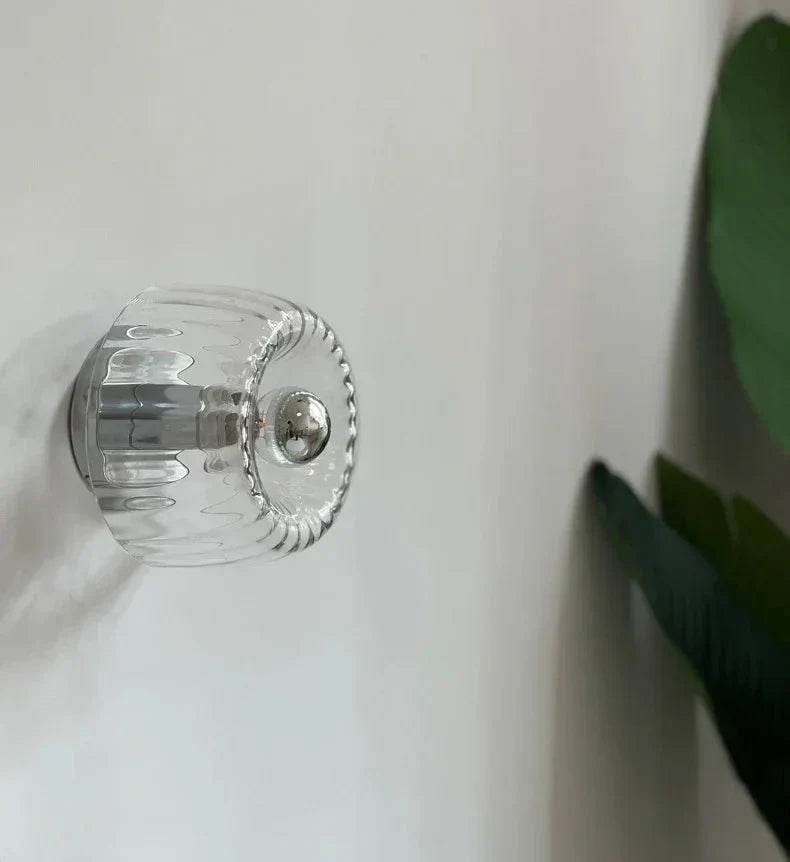 OPALVÆG væglampe i metal og glas – billede 5