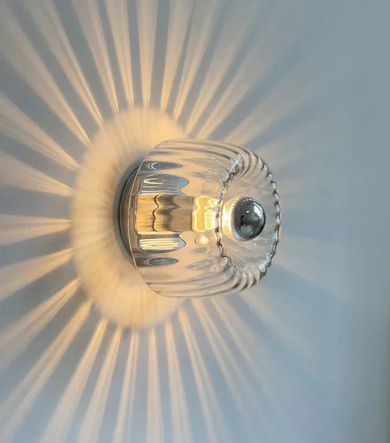 OPALVÆG væglampe i metal og glas – billede 11