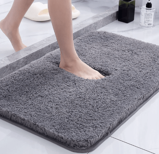 Luksus bademåtte i mikrofiber i flere neutrale farver – billede 7