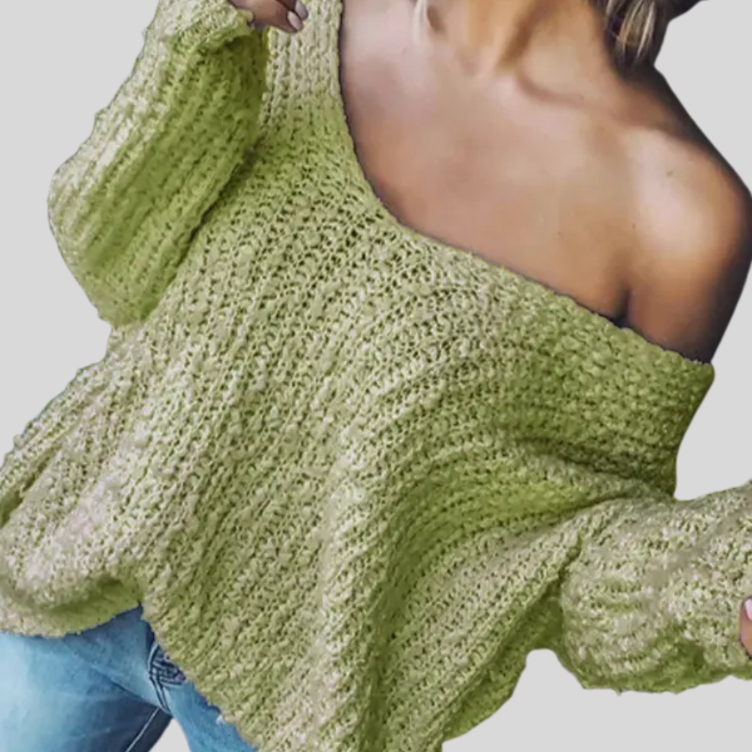 STRIKFALD blød sweater til damer – billede 6
