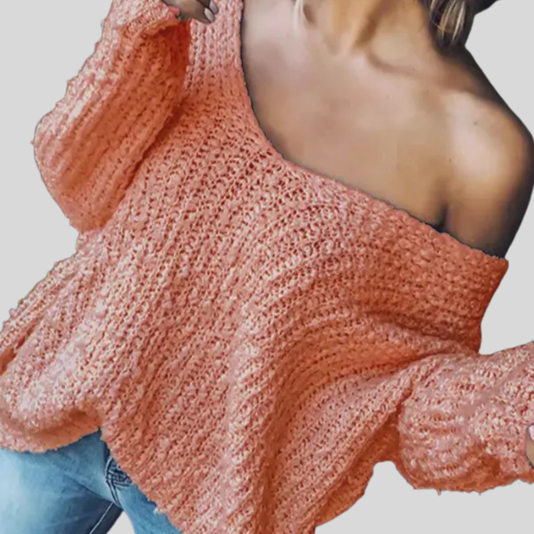 STRIKFALD blød sweater til damer – billede 8