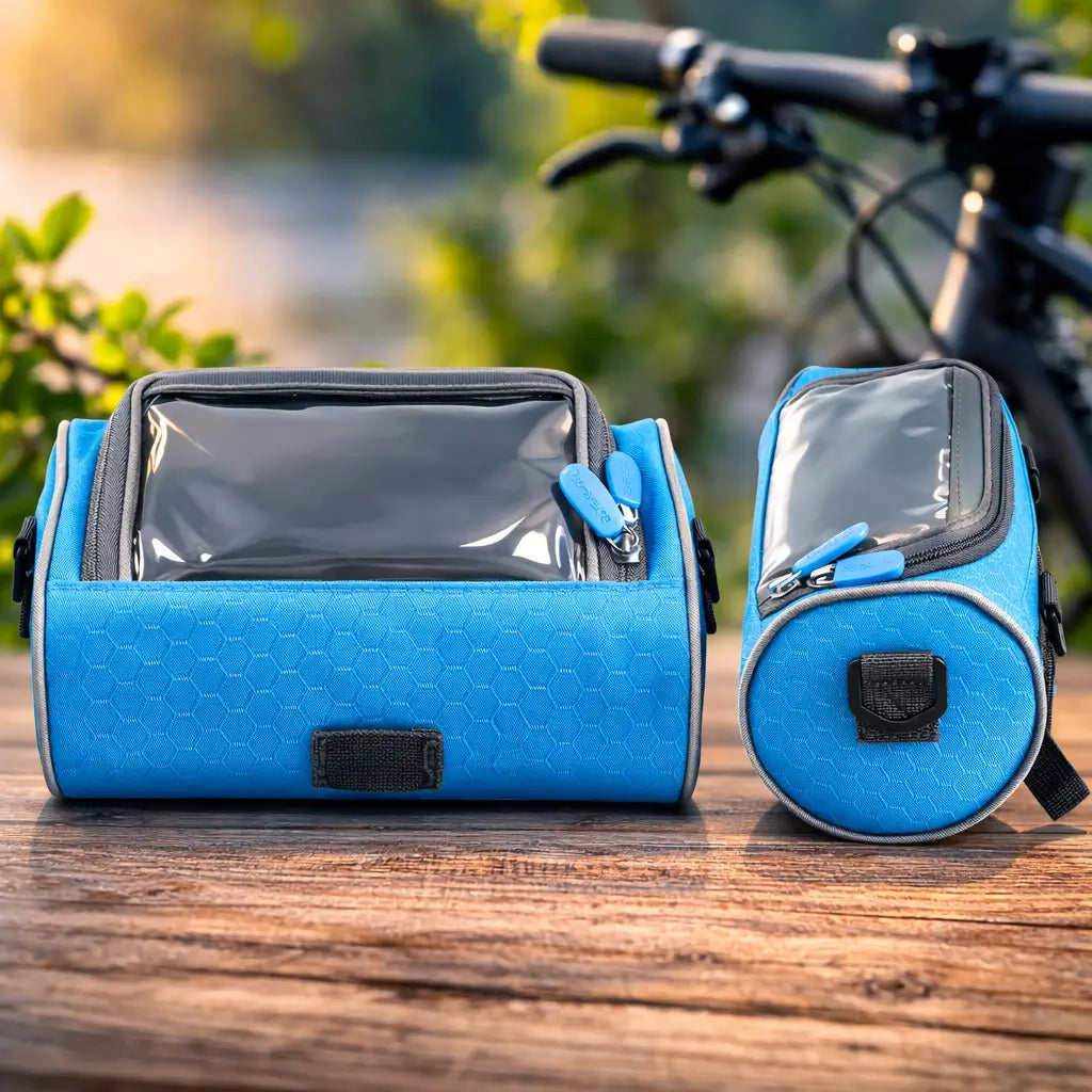Vandafvisende styrtaske til cykel med gennemsigtigt touchrum – billede 6