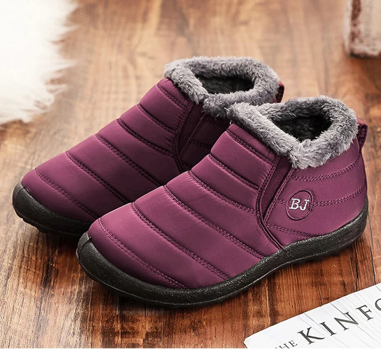 Varme vandtætte vintersko i slip-on model til vinteren – billede 11