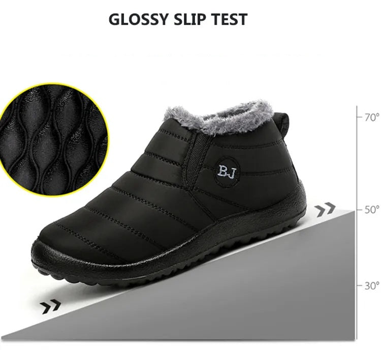 Varme vandtætte vintersko i slip-on model til vinteren – billede 15