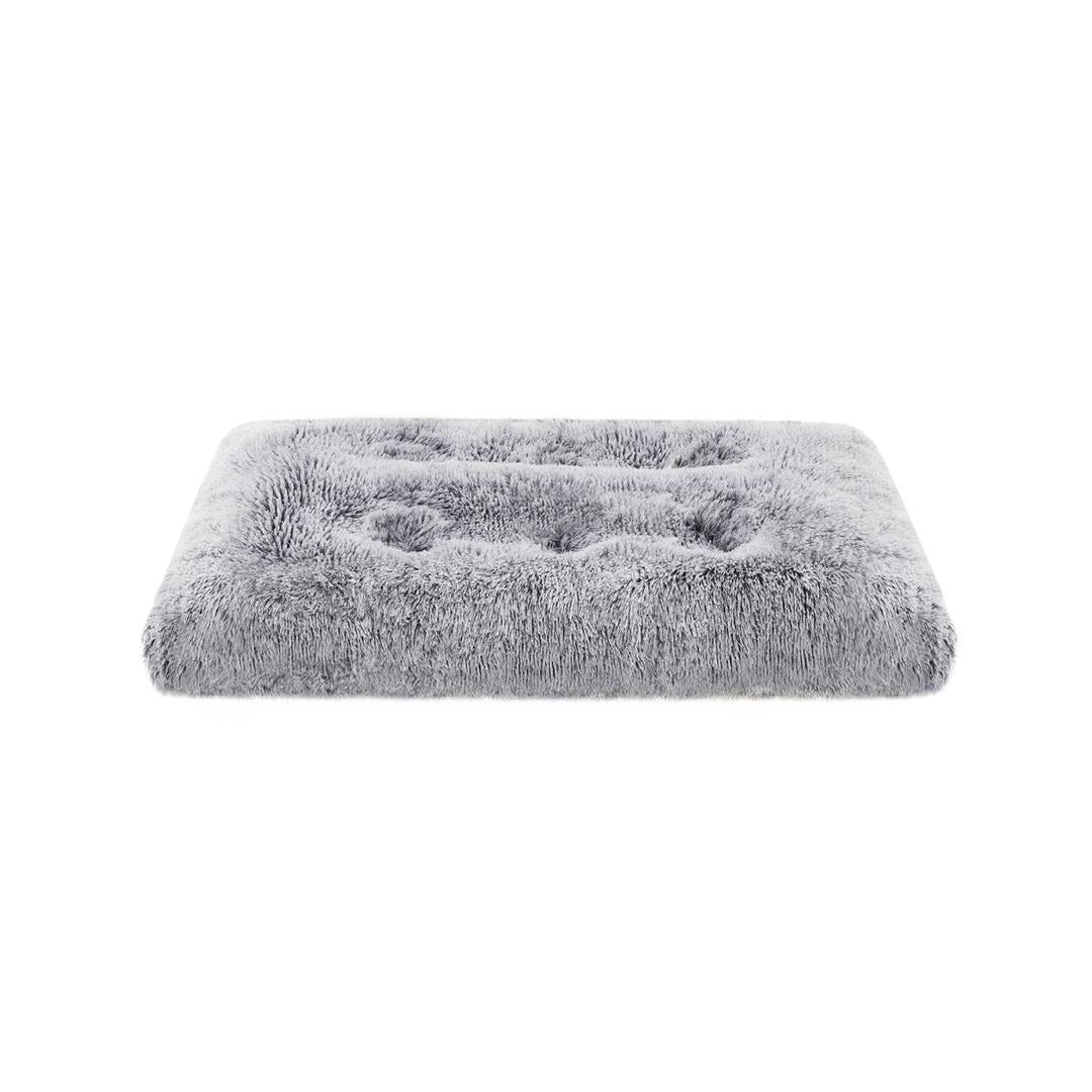 Hundepude 10 cm tyk – plys med skridsikker bund – 80, 95, 110 eller 122 cm – vaskbar
