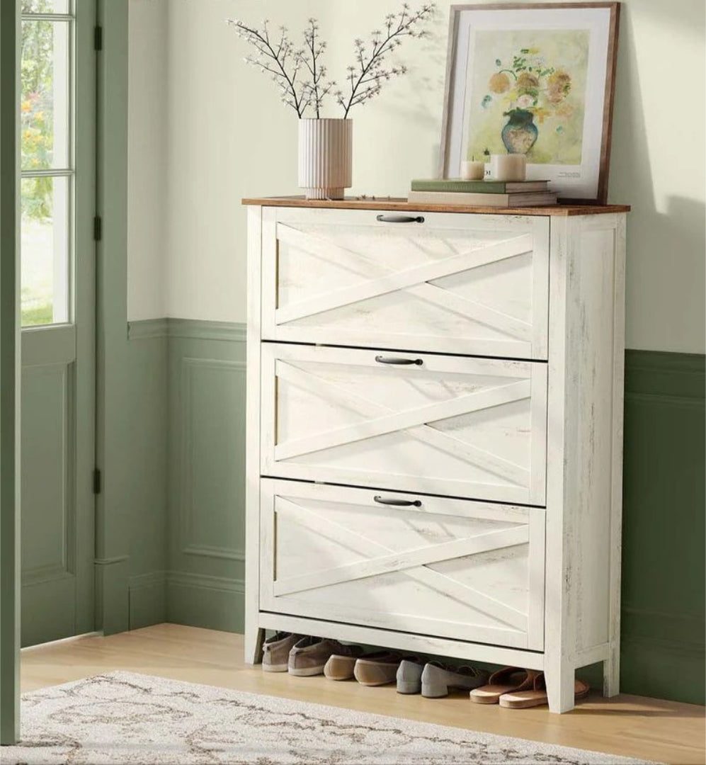 Skoskab med 3 låger til 18-24 par