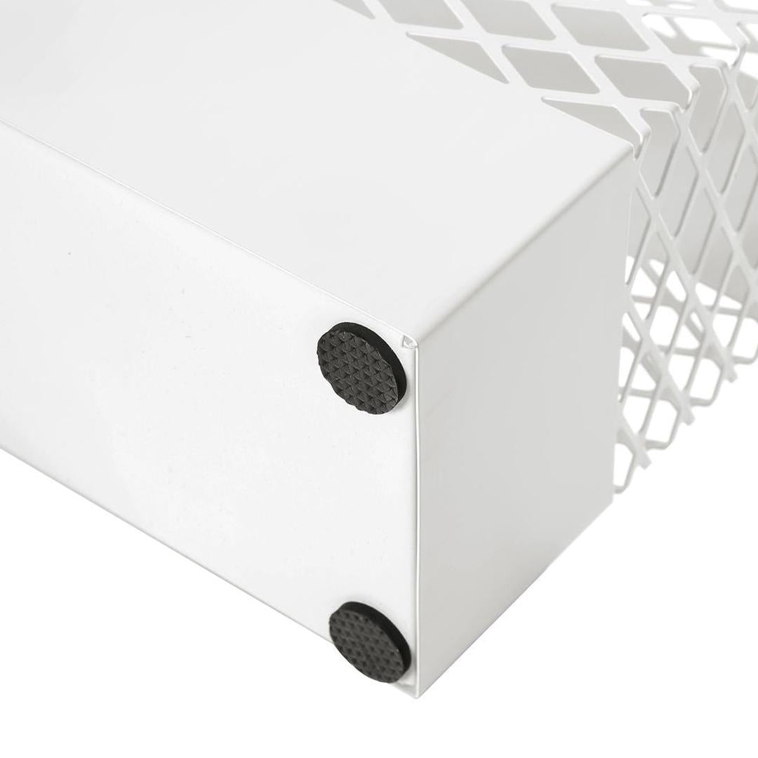 Paraplystativ med 4 Kroge – Metal Paraplyholder med Drypbakke i Antracit