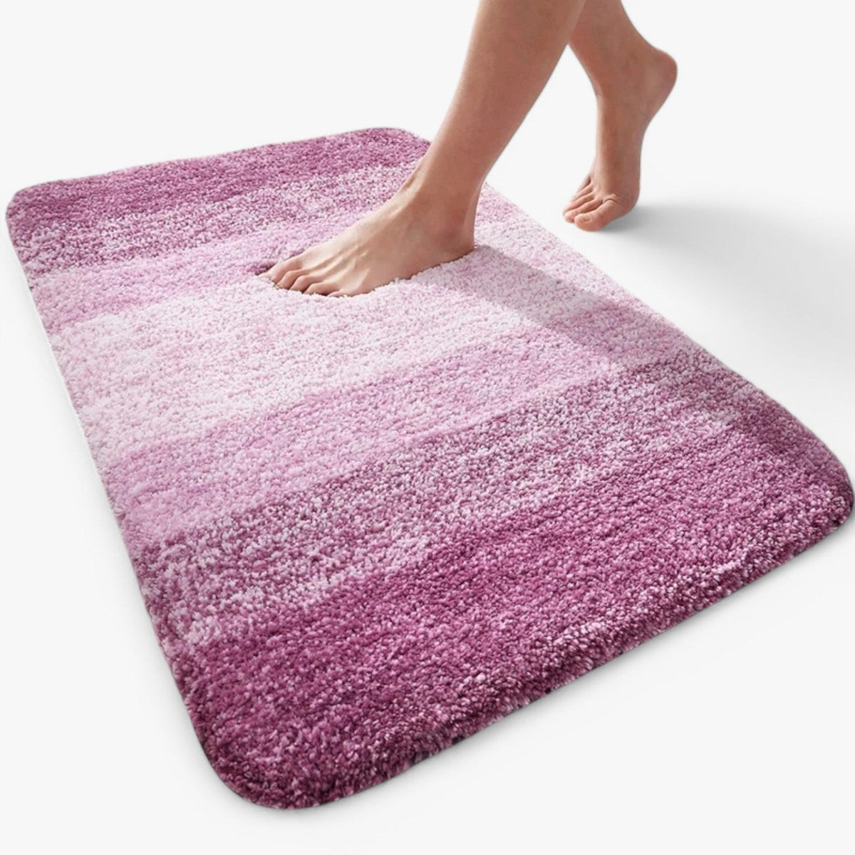 Superabsorberende bademåtte i mikrofiber til badeværelset – billede 3