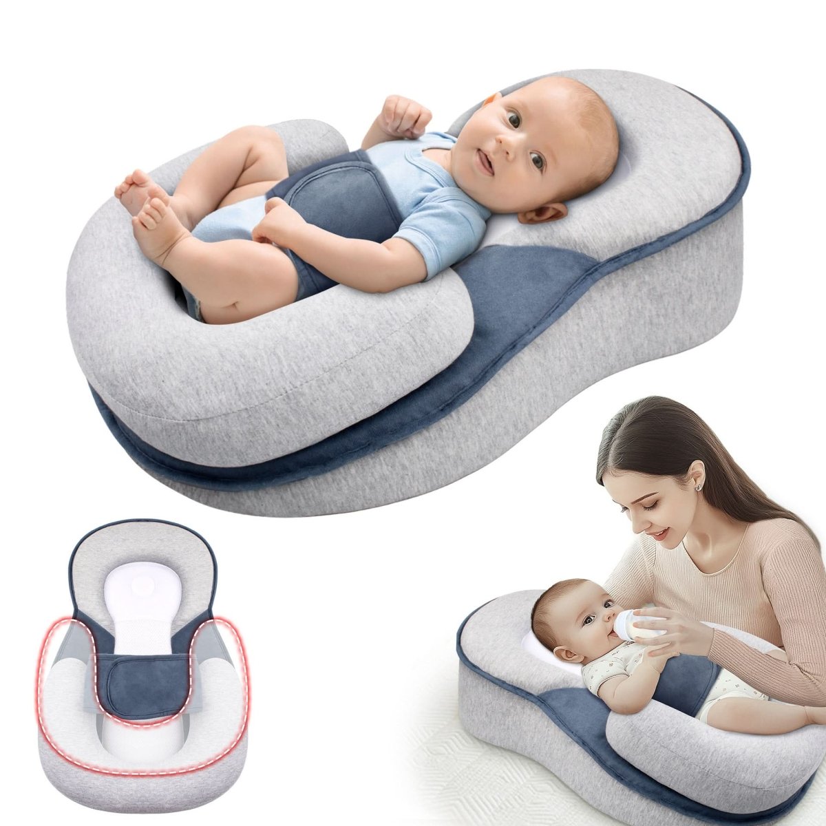 BLIDNEST ergonomisk babypude til babyer – billede 5