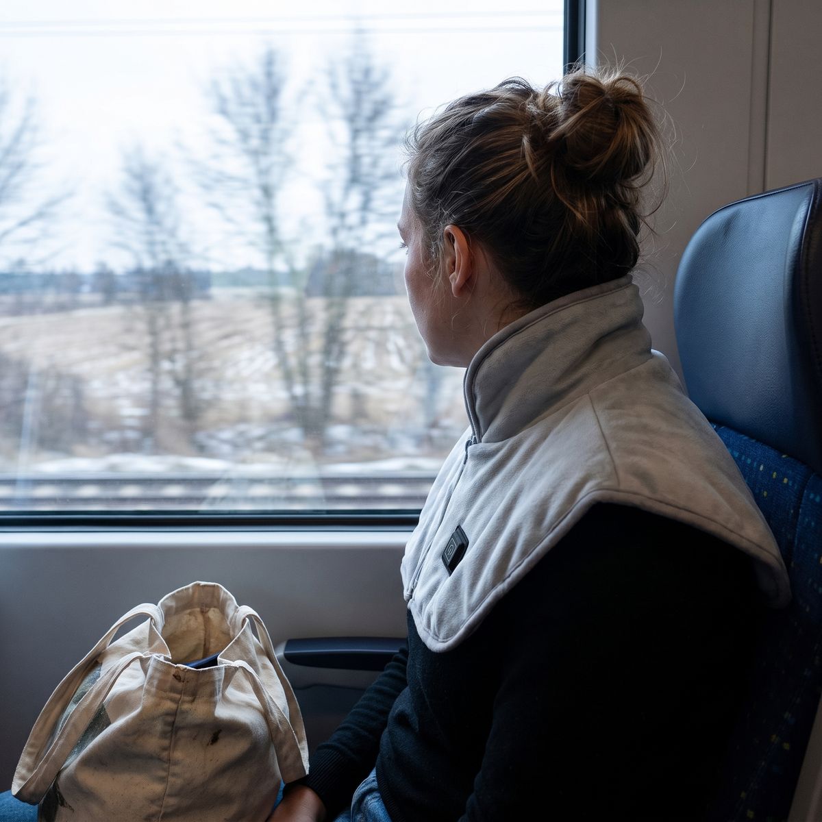 Varmesjal med USB til nakke og skuldre – billede 5