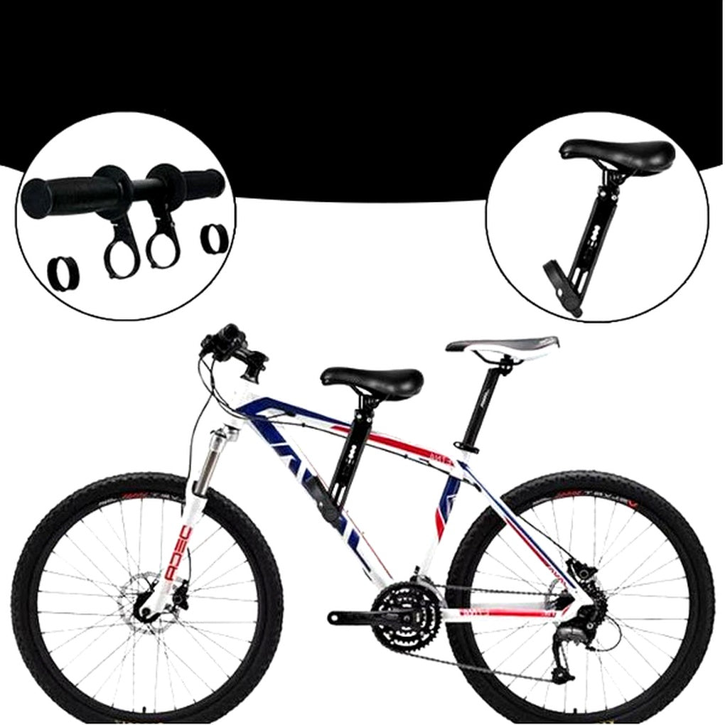CYKELTRIN cykelbarnestol med barnestyr – billede 4