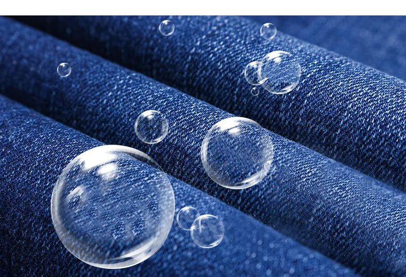 Lige jeans med stretch i holdbart materiale – billede 7