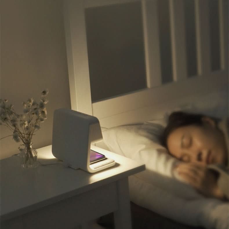DØGNVIG vækkeur med natlampe og trådløs oplader – billede 7