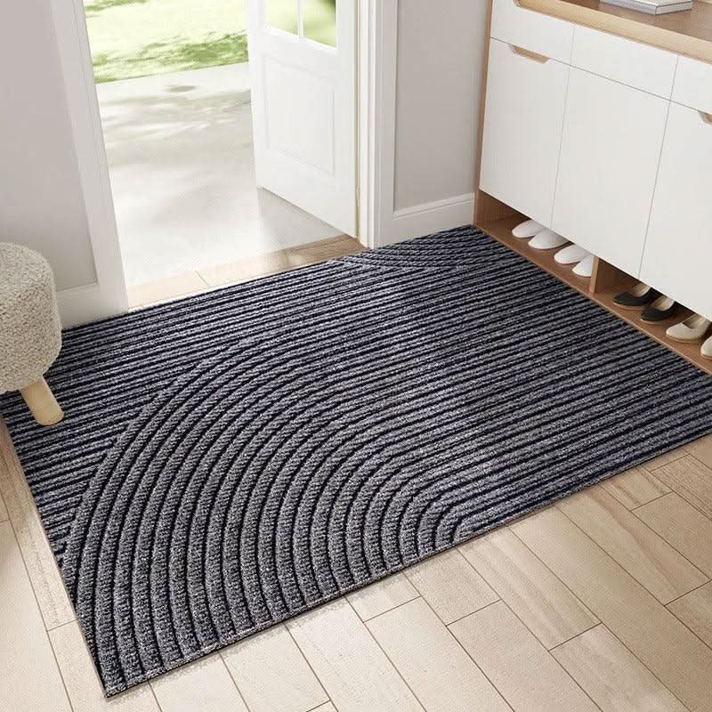 Skridsikker dørmåtte med sandfangsdesign i nordisk stil – billede 3