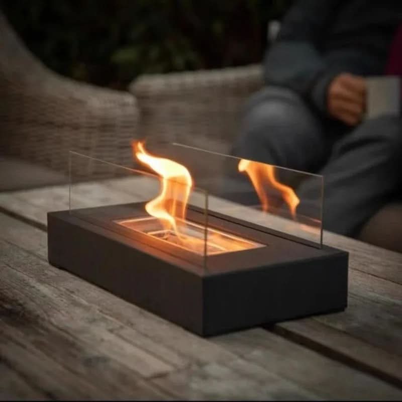 FLAMMELY bærbar bioethanol bordkamin – billede 10