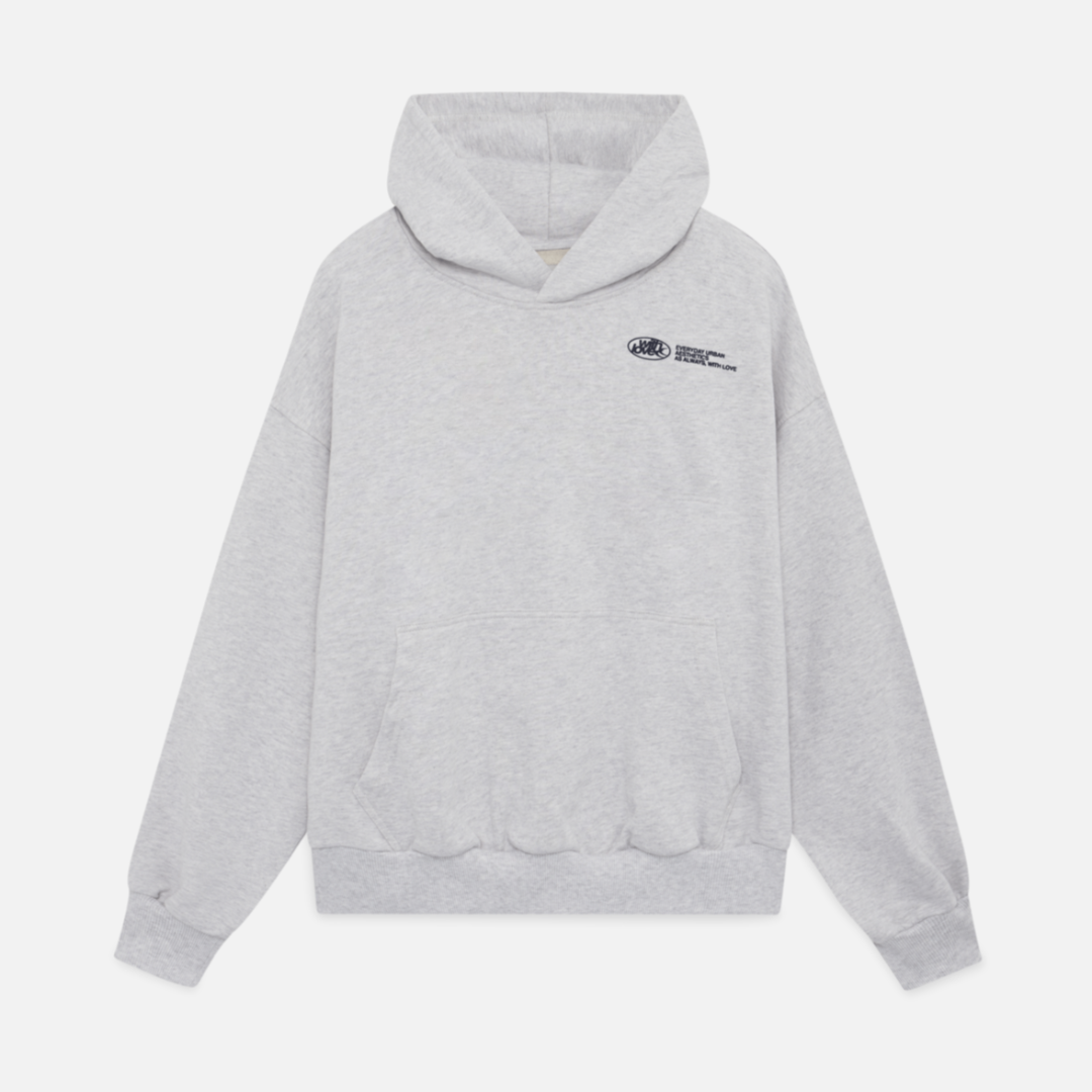 Oversize hoodie til damer med markant rygtryk – billede 9