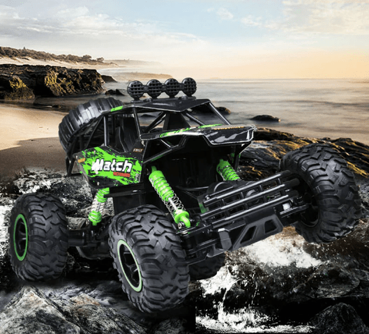Robust fjernstyret monstertruck med firehjulstræk – billede 6