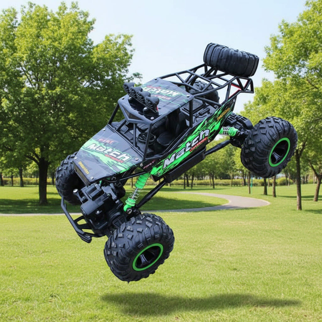 Robust fjernstyret monstertruck med firehjulstræk – billede 8