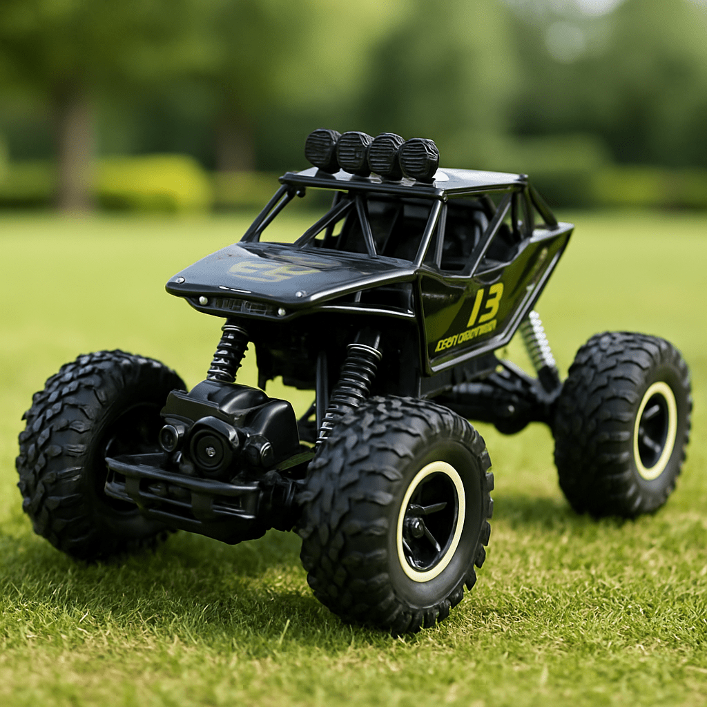 Robust fjernstyret monstertruck med firehjulstræk – billede 13