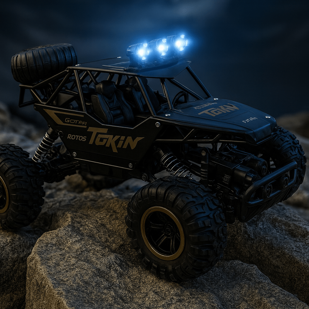 Robust fjernstyret monstertruck med firehjulstræk – billede 15