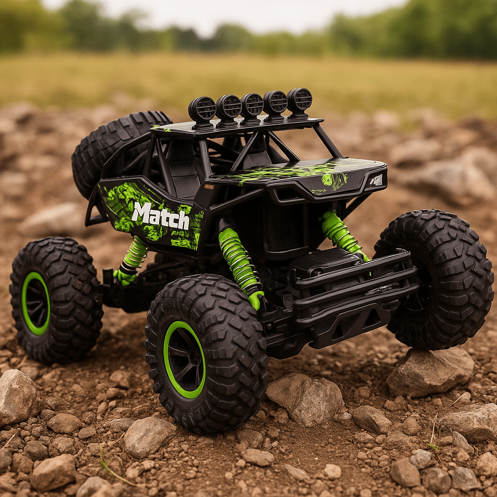 Robust fjernstyret monstertruck med firehjulstræk – billede 16