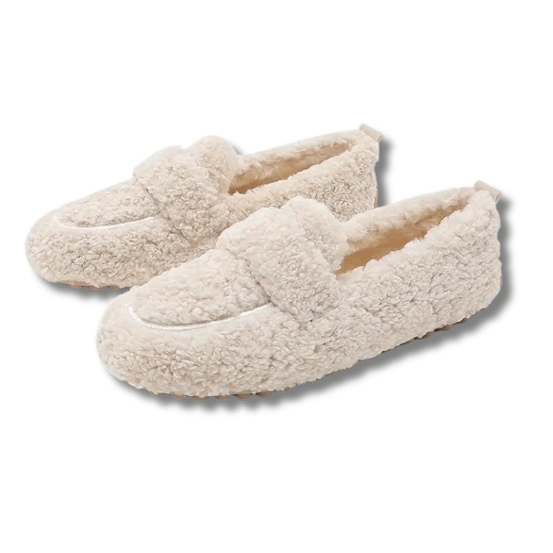 Elegante vinterhjemmesko i brun, beige og sort – billede 6