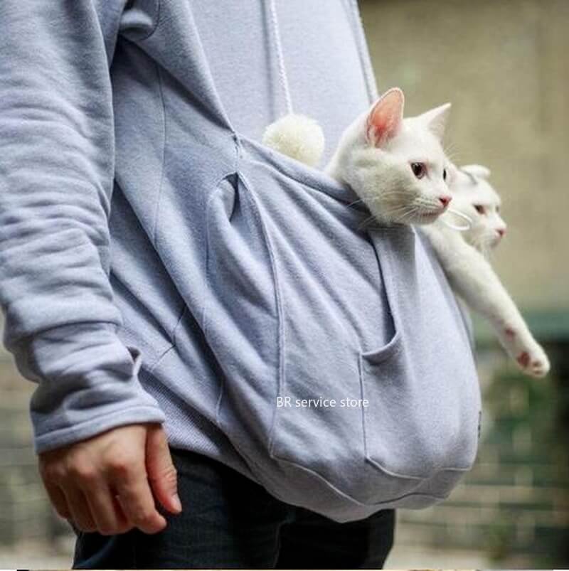 KATTELOMME hættetrøje med lomme til katten – billede 7
