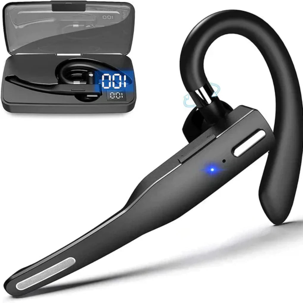 KLARTALE trådløst headset med to mikrofoner set fra siden