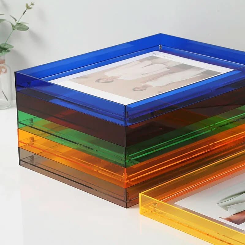 Transparent fotoramme i akryl med svævende billedeffekt – billede 3
