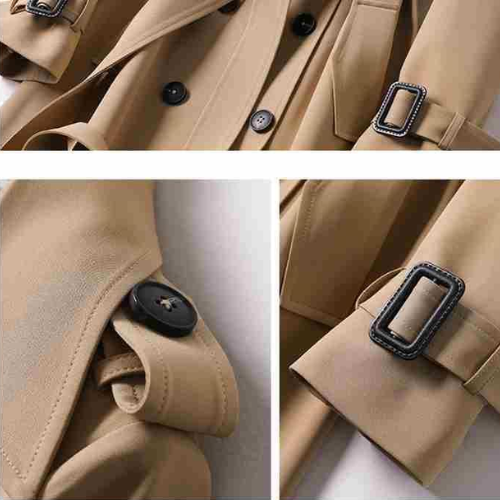 KNAPSTED trenchcoat til damer – billede 3