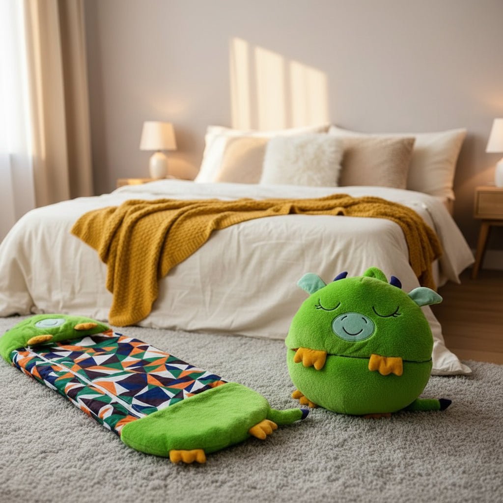 KRAMMEPOSE 2-i-1 bamse og sovepose – billede 3
