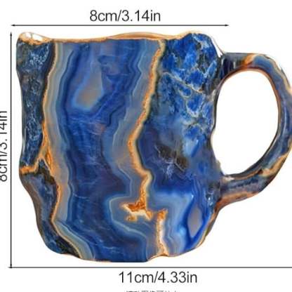 KRYSTALKRUS håndlavet kaffekrus i mineralkrystal – billede 8