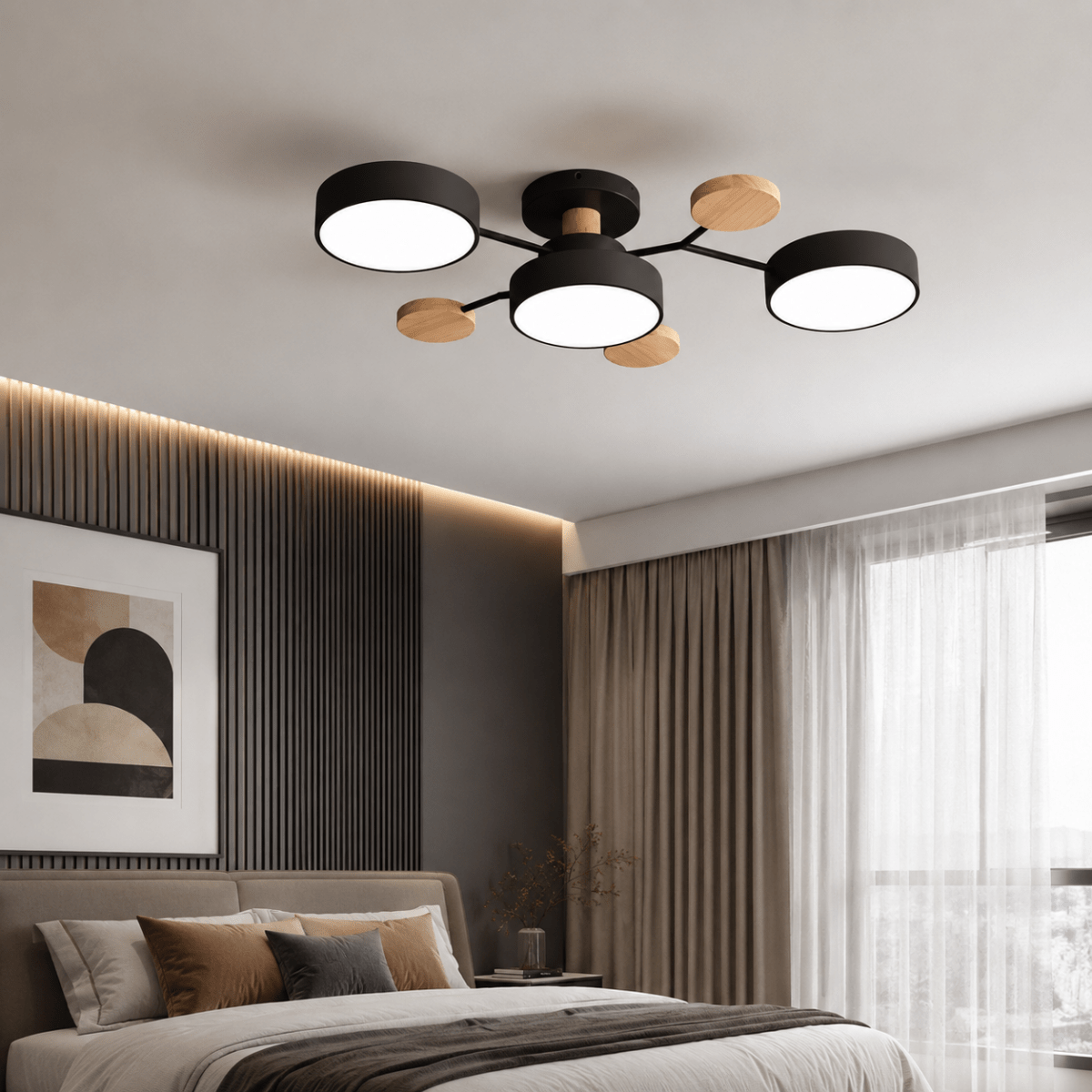 LOFTKRANS rund LED-loftlampe – billede 5